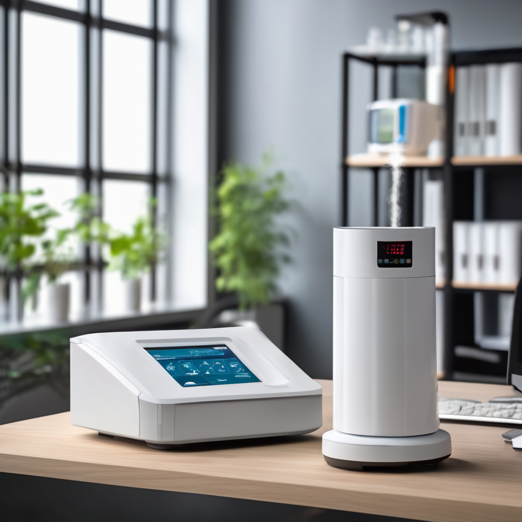 Professional air quality testing equipment and monitoring devices